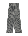 Printed Elasticated Waist Wide Leg Trousers