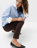 Slim Fit Ankle Grazer Trousers