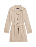 Belted Single Breasted Trench Coat