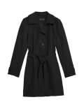Belted Single Breasted Trench Coat