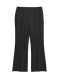 Slim Side Zip Flared Trousers