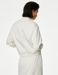 Satin Relaxed Bomber Jacket