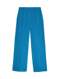 Crepe Tailored Straight Leg Trousers