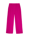 Crepe Tailored Straight Leg Trousers
