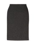 Jersey Straight Mini Skirt