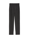 Jersey Slim Fit Ankle Grazer Trousers