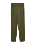 Jersey Slim Fit Ankle Grazer Trousers