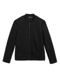 Jersey Quilted Bomber Jacket