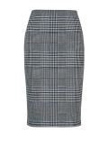 Checked Pencil Skirt