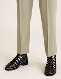 Tapered Ankle Grazer Trousers