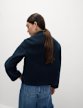Collarless Short Jacket
