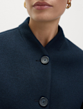 Collarless Short Jacket