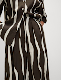 Printed Wide Leg Trouser