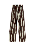 Printed Wide Leg Trouser