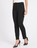 Slim Leg Flat Front Trousers