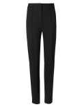 Slim Leg Flat Front Trousers