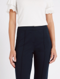 Slim Leg Flat Front Trousers