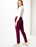 Jersey Slim Fit Ankle Grazer Trousers
