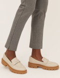 Jersey Slim Fit Ankle Grazer Trousers