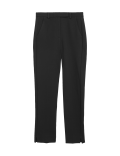 Jersey Slim Fit Ankle Grazer Trousers