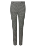 Mia Slim Checked Ankle Grazer Trousers