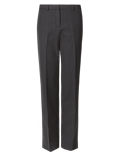 Embossed Straight Leg Trousers