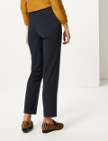 Zipped Pocket Straight Leg Trousers