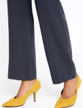 Zipped Pocket Straight Leg Trousers