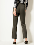 Zipped Pocket Straight Leg Trousers