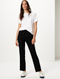 Zipped Pocket Straight Leg Trousers