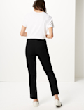 Zipped Pocket Straight Leg Trousers