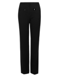 Zipped Pocket Straight Leg Trousers