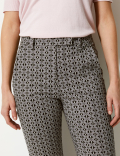 Mia Slim Geometric 7/8th Trousers