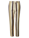 Mia Slim Striped 7/8th Trousers