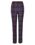 Mia Check Slim Ankle Grazer Trousers