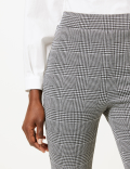 Checked Ankle Grazer Treggings