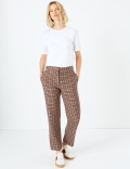 Evie Checked 7/8th Trousers