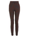 Cotton Checked Skinny Treggings