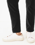 Mia Velvet Slim Ankle Grazer Trousers