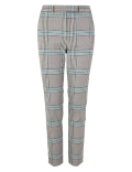 Mia Checked Slim Ankle Grazer Trousers