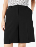 Crepe Tailored Shorts