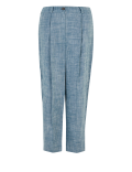 Linen Rich Tapered 7/8 Trousers
