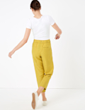Linen Rich Tapered 7/8 Trousers