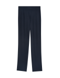 Jersey Slim Leg Ankle Grazer Trousers
