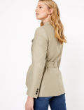 Linen Rich Single Breasted Blazer