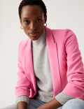 Ruched Sleeve Blazer
