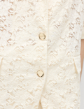 Lace Short Sleeve Jacket