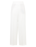 Crepe Side Stripe Wide Leg Trousers