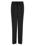 Drawstring Wide Leg Trousers