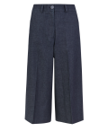 Denim Wide Leg Culottes